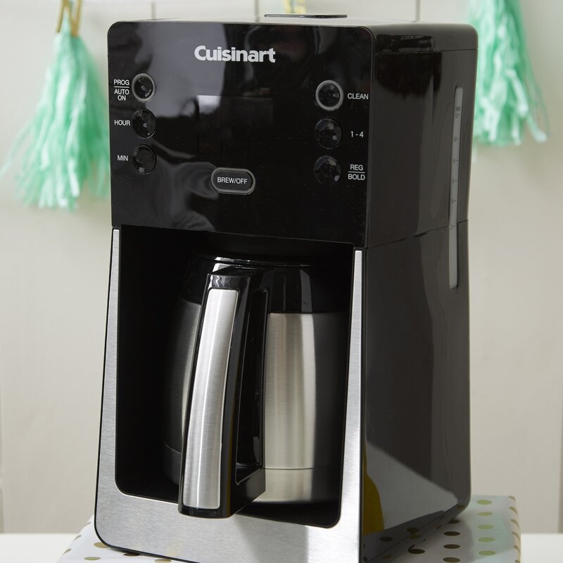 Cuisinart 12 Cup Thermal Programmable Coffee Maker And Reviews Wayfair 0012